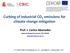 Curbing of industrial CO 2 emissions for climate change mitigation