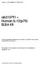 ab Human IL-12(p70) ELISA Kit