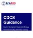 CDCS Guidance. Country Development Cooperation Strategy. Version 3 (including abbreviated process) September 9, 2011
