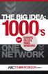 the big idea: 1000 s events pilots fans vendors one network
