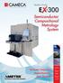 Semiconductor Compositional Metrology System. Elemental Composition Dopant Dosimetry Layer Thickness LEXES