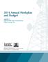 2014 Annual Workplan and Budget
