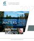 Conservation Ontario 2017 Annual Report CONSERVATION MATTERS.