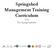 Springshed Management Training Curriculum 2016 The Springs Initiative