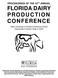 PROCEEDINGS OF THE 42 nd ANNUAL FLORIDA DAIRY PRODUCTION CONFERENCE