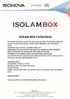 ISOLAM BOX CATALOGUE