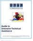 Guide to Intensive Technical Assistance. 1 E a r l y C h i l d h o o d P e r s o n n e l C e n t e r