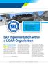 ISO Implementation within a LiDAR Organization