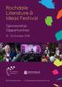 Rochdale Literature & Ideas Festival
