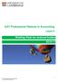 AAT Professional Diploma in Accounting Level 4. Briefing Pack for external bodies