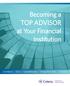 Becoming a TOP ADVISOR at Your Financial Institution