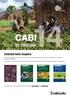 CABI. in review. Selected book chapters