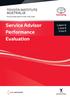 Service Advisor Performance Evaluation