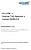 ab Soluble TNF Receptor I Human ELISA Kit