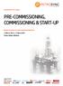 PRE-COMMISSIONING, COMMISSIONING & START-UP