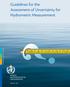 Guidelines for the Assessment of Uncertainty for Hydrometric Measurement
