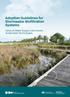 Adoption Guidelines for Stormwater Biofiltration Systems. Cities as Water Supply Catchments Sustainable Technologies