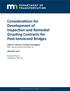 Considerations for Development of Inspection and Remedial Grouting Contracts for Post-tensioned Bridges