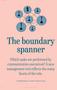 The boundary spanner. Which tasks are performed by communication executives? A new management tool reflects the many facets of the role.