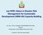 Lao PDR s Status in Disaster Risk Management for Sustainable Development (DRM-SD) Capacity Building