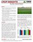 CROP INSIGHTS. Row Width in Soybean Production by Mark Jeschke, Agronomy Research Manager. Summary. Recent Row Spacing Research.