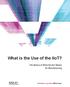 What is the Use of the IIoT? The Basics of What the IIoT Means for Manufacturing. A Radley Corporation White Paper