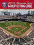 2015 Minnesota Twins. Group outing guide