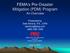 FEMA s Pre-Disaster Mitigation (PDM) Program An Overview