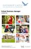 School Business Manager Candidate Pack