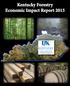 Kentucky Forestry Economic Impact Report 2015