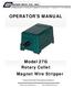 OPERATOR S MANUAL Model 27G Rotary Collet Magnet Wire Stripper