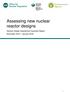 Assessing new nuclear reactor designs. Generic Design Assessment Quarterly Report November 2015 January 2016