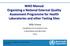 WHO Manual Organizing a National External Quality Assessment Programme for Health Laboratories and other Testing Sites