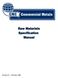 CMC STEEL ALABAMA RAW MATERIALS SPECIFICATION MANUAL