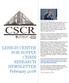 LEHIGH CENTER FOR SUPPLY CHAIN RESEARCH NEWSLETTER February 2018