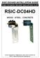 RSIC-DC04HD INSTALLATION GUIDE RSIC-DC04HD SOUND ISOLATION CLIP RSIC-DC04HD WOOD - STEEL - CONCRETE