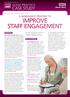 improve staff engagement