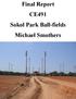 Final Report CE491 Sokol Park Ball-fields Michael Smothers