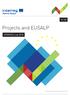 Projects and EUSALP. European Regional Development Fund