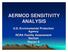 AERMOD SENSITIVITY ANALYSIS. U.S. Environmental Protection Agency RCRA Facility Assessment Section Region 6