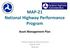 MAP-21 National Highway Performance Program Asset Management Plan