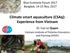 Climate smart aquaculture (CSAq): Experience from Vietnam