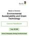 Environmental Sustainability and Green Technology