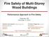 Fire Safety of Multi-Storey Wood Buildings