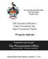 UWI Executive Certificate in Public Procurement Law: Major Procurement Projects. Program Agenda. Presented by Paul Emanuelli