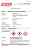 SAFETY DATA SHEET. Identification of the material and the supplier