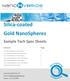 Silica-coated Gold NanoSpheres
