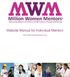 Website Manual for Individual Mentors.