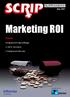 May Marketing ROI INSIDE. Facing pharma s big challenges. A call for innovation. Creating brand advocates. in partnership with