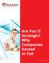Are You IT Strategic? Why Companies Suceed or Fail. nerdssupport.com